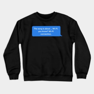 Bang Chan Connected speech bubble Crewneck Sweatshirt